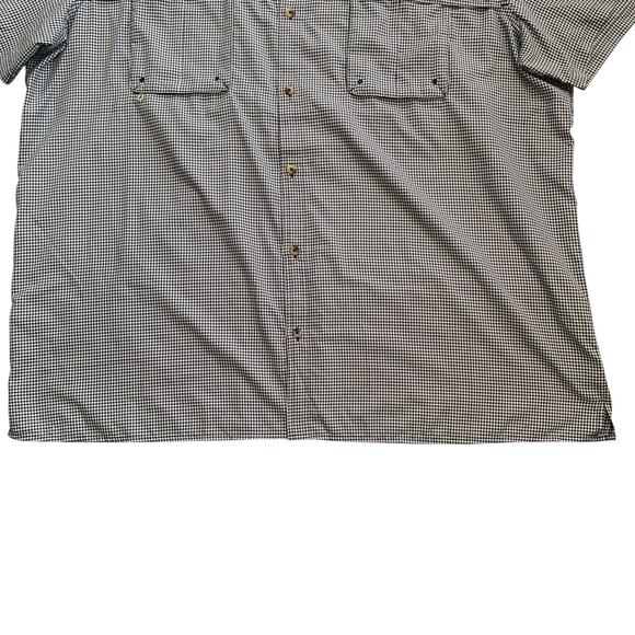 Magellan Men's Size 4XL Fish Gear Angler Fit Button Down Short Sleeve Shirt - Picture 15 of 16